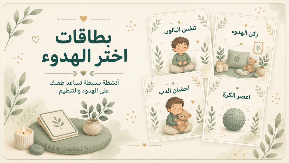 بطاقات اختر الهدوء